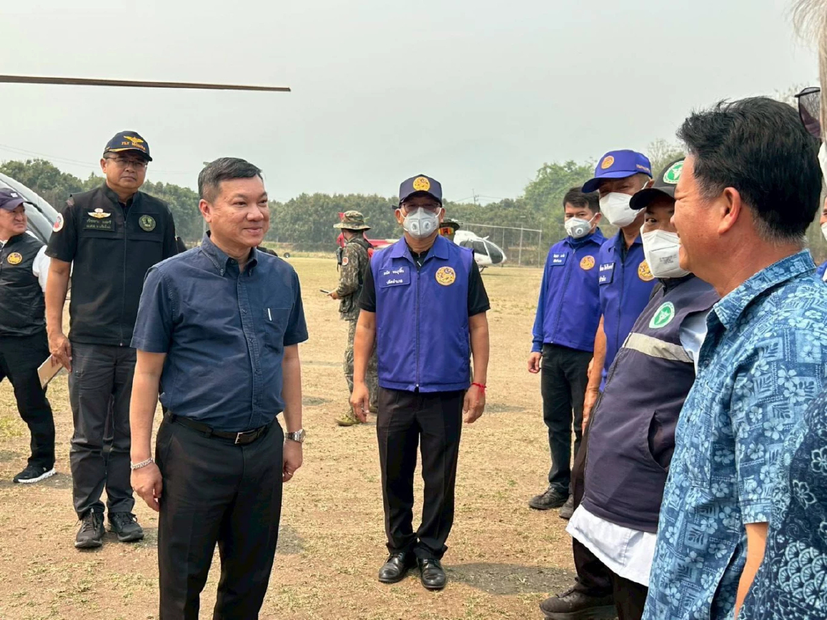 ปลัด มท.ไปเชียงใหม่ แก้ไฟป่า ถกท้องถิ่น เข้มห้ามจุดความร้อนเพิ่ม