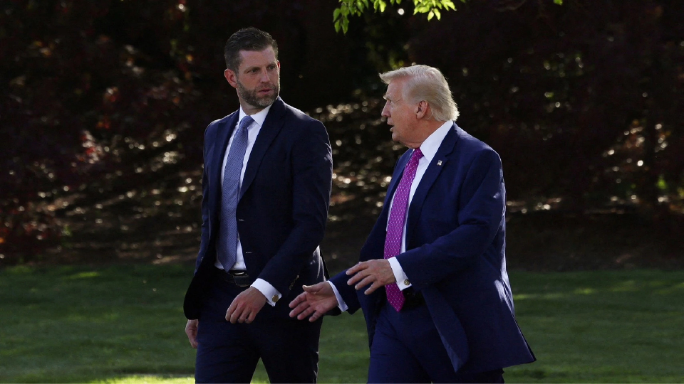 "ทรัมป์"ควงลูกชาย-สะใภ้เยือนจีน 14-15 พ.ค. หลายฝ่ายคาดต่อยอดธุรกิจตระกูล