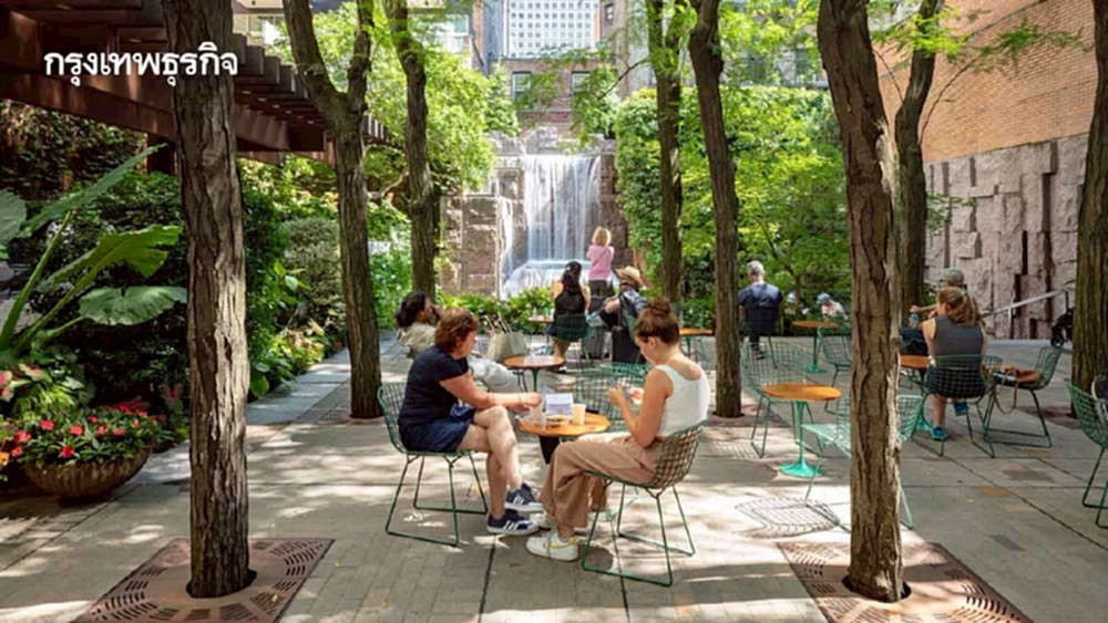 ‘Pocket Park’ พื้นที่สีเขียวขนาดเล็กในเมือง ลดความร้อน-มลพิษ รับมือสภาพอากาศเลวร้าย