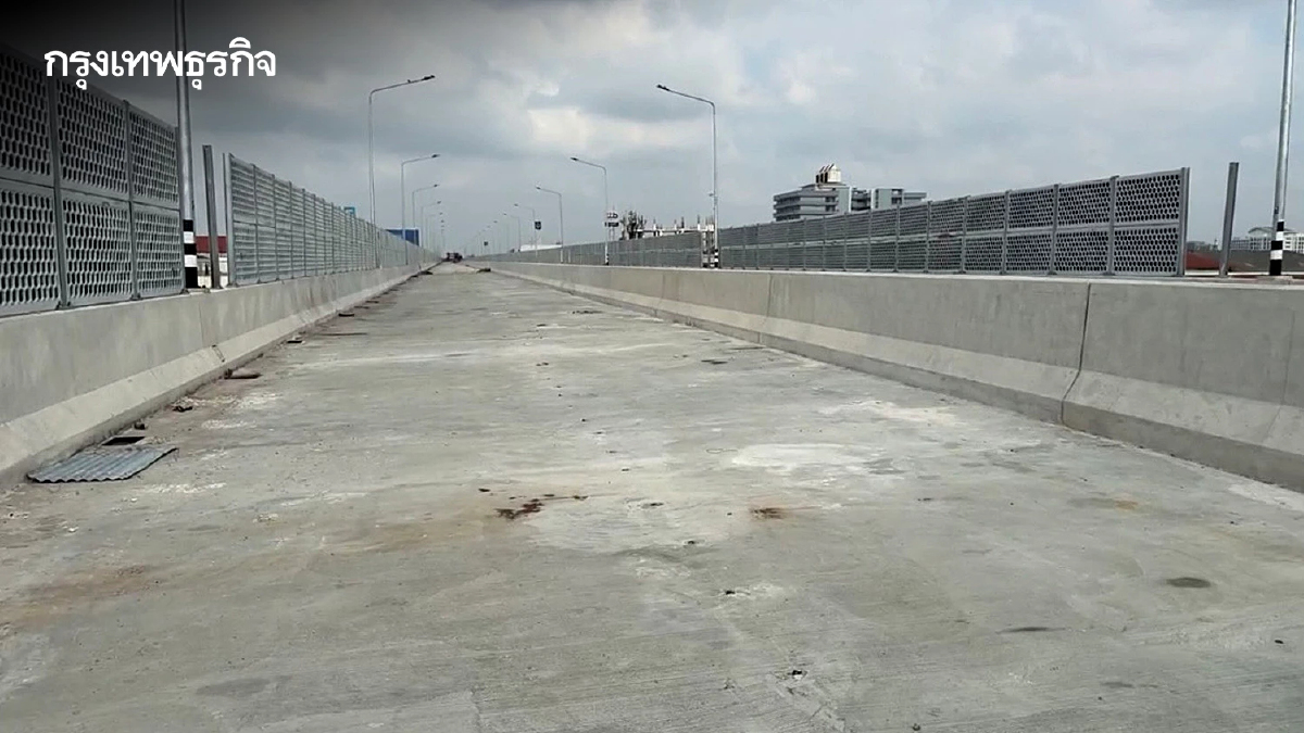 ใกล้แล้วเสร็จ! สะพานยกระดับ 'อ่อนนุช-ลาดกระบัง' คืบหน้า 90% เตรียมเปิดใช้ พ.ค.นี้