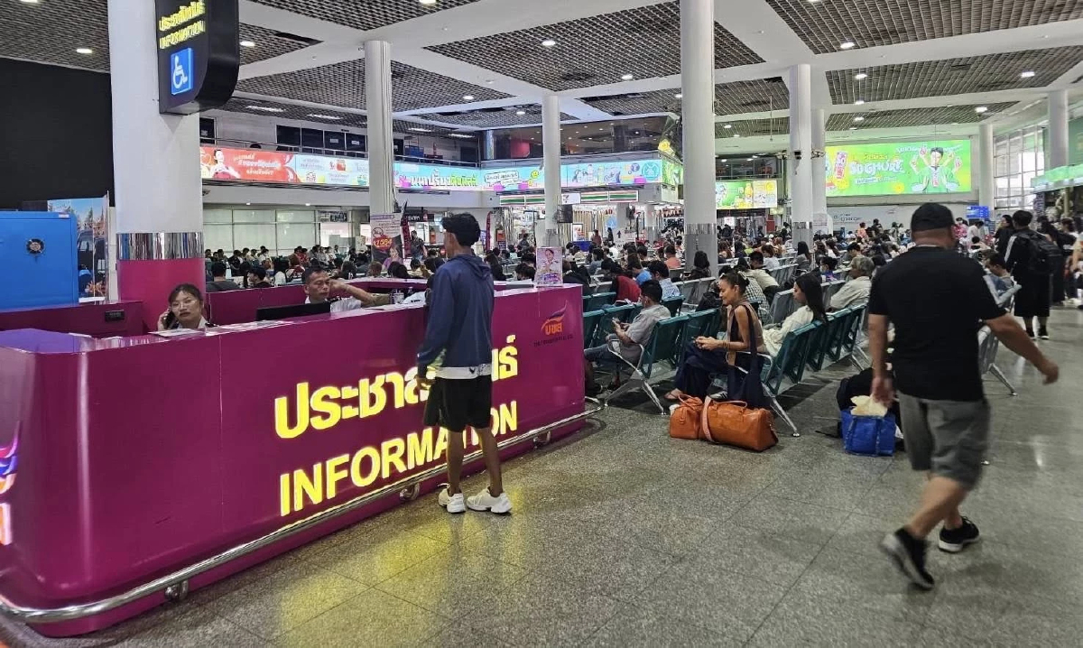 สงกรานต์ 2569 คึกคัก! บขส. เผยยอดเดินทางวันแรกทะลุ 1.5 แสนคน