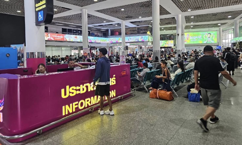 สงกรานต์ 2569 คึกคัก! บขส. เผยยอดเดินทางวันแรกทะลุ 1.5 แสนคน