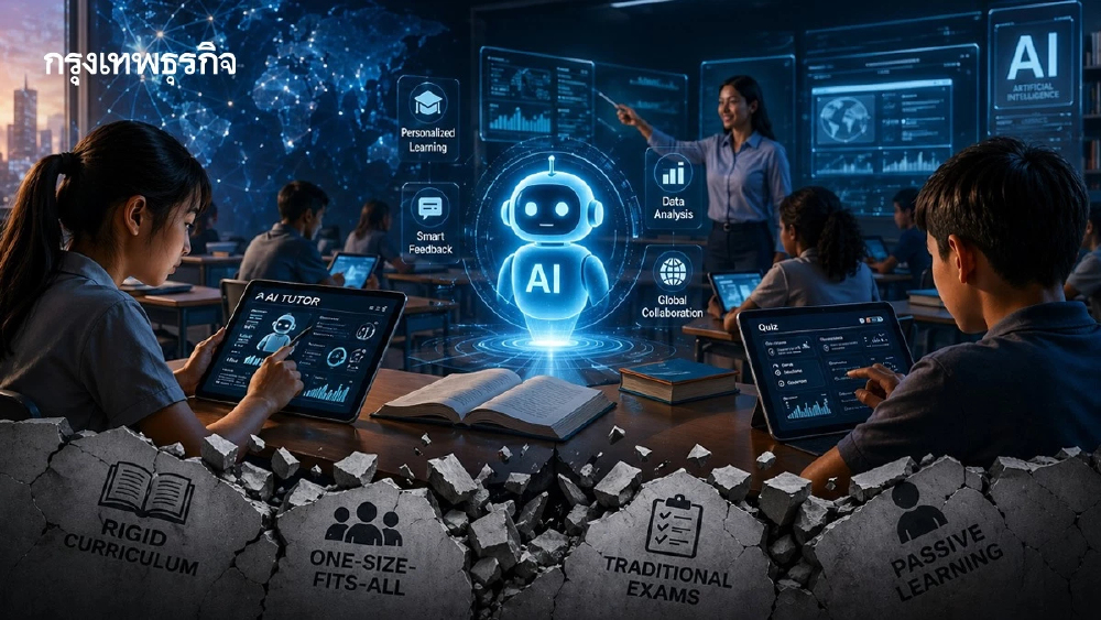 ‘ปัญญาประดิษฐ์’ เขย่าห้องเรียนโลก ฉีกกฎการศึกษาแบบเดิม