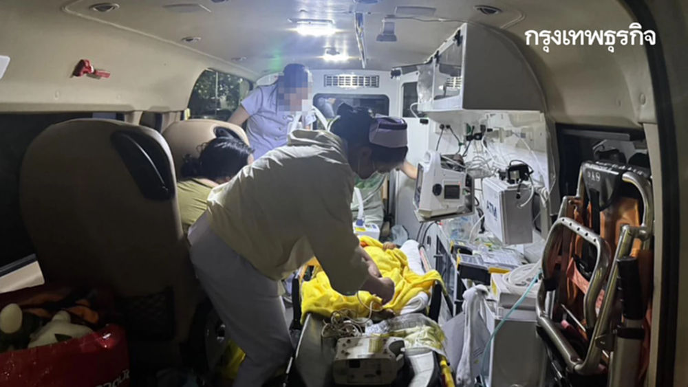 ขอทางให้รถพยาบาลศูนย์อุดรฯ นำเด็กป่วย ส่งต่อ รพ.รามาฯ ก่อน 10.30 น.