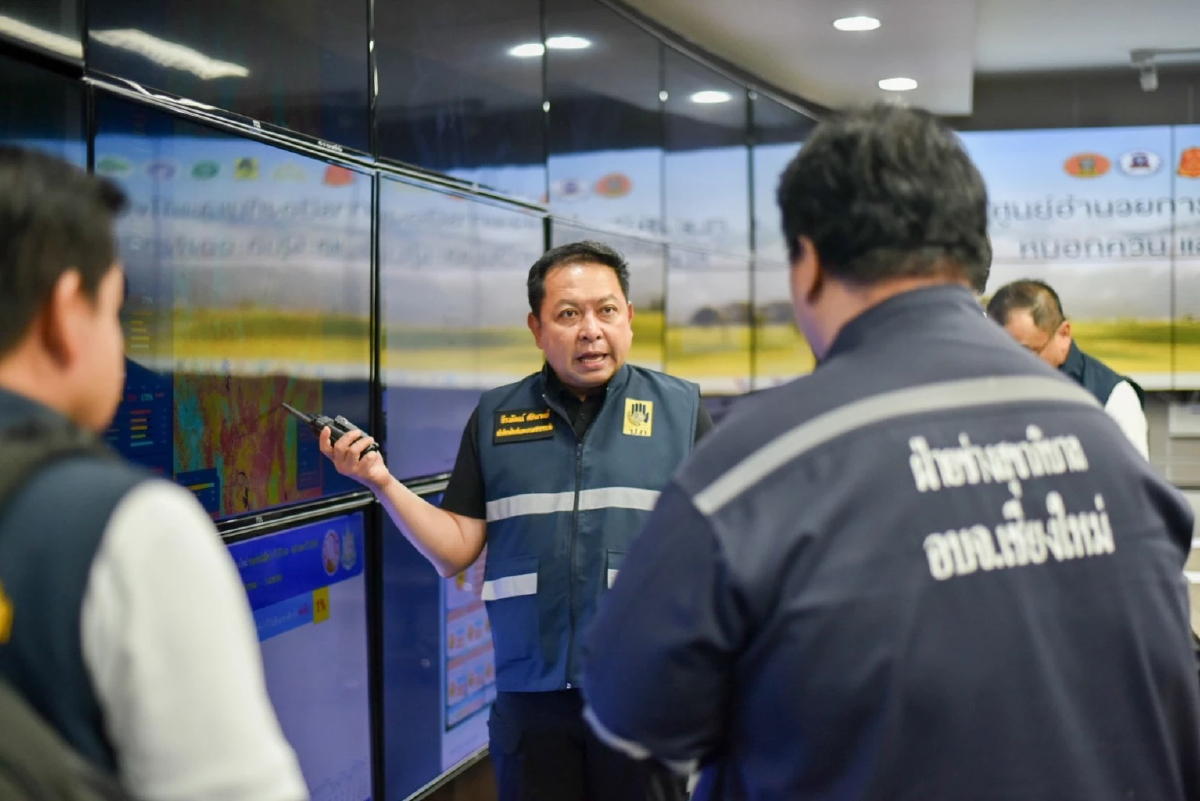 ปภ.ถกเข้มคุมฝุ่น PM2.5 ก่อนสงกรานต์ 69 ลดปัจจัยเกิดอุบัติเหตุ