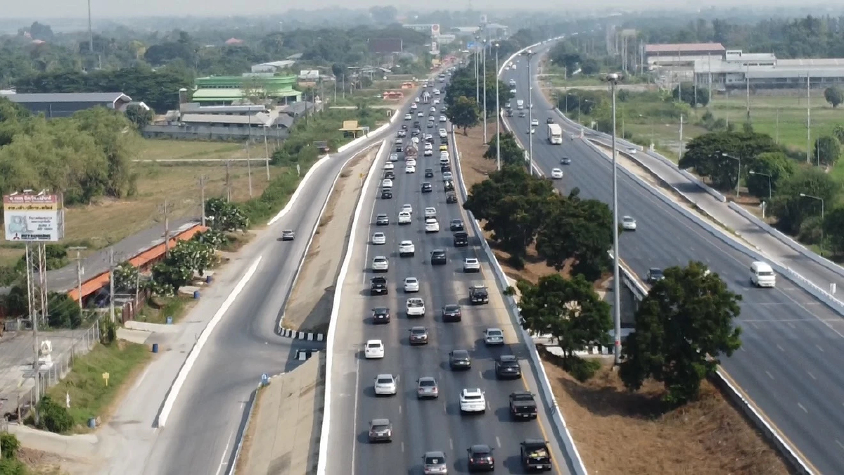 จราจรสายเอเชียวันนี้ (15 เม.ย.) คนแห่กลับกรุงฯ คาดค่ำนี้รถแน่น