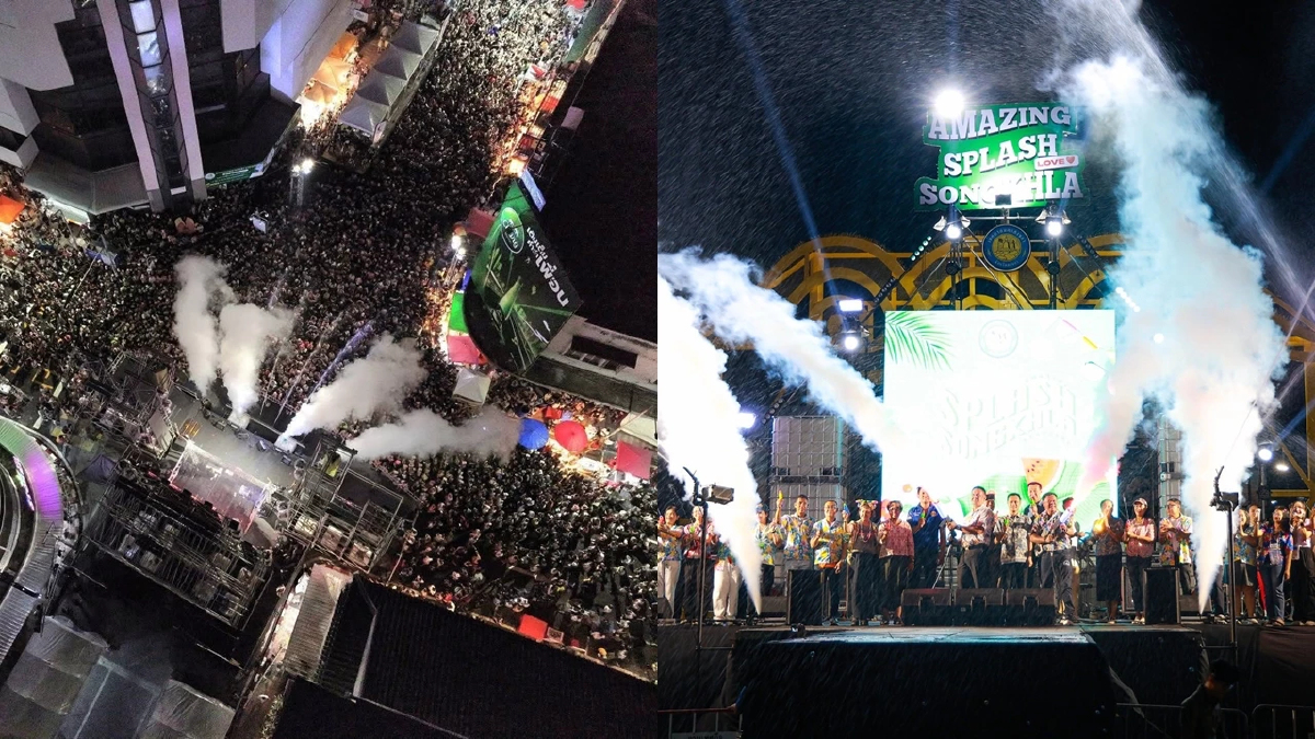 สงกรานต์หาดใหญ่ เที่ยวทะลุ 5 แสน ไปต่อหาดสมิหลา เปียกฉ่ำสนุกสุดเหวี่ยง