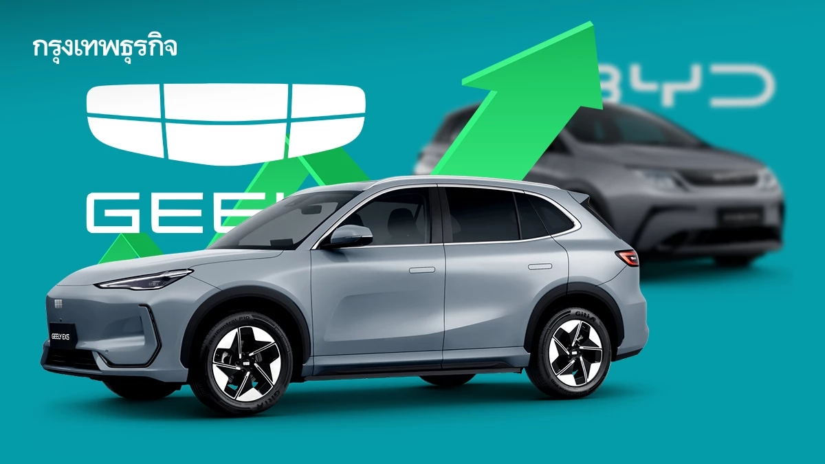 Geely ท้าชิงบัลลังก์ BYD ขึ้นแท่นหุ้น EV พุ่งแรงสุดในโลก