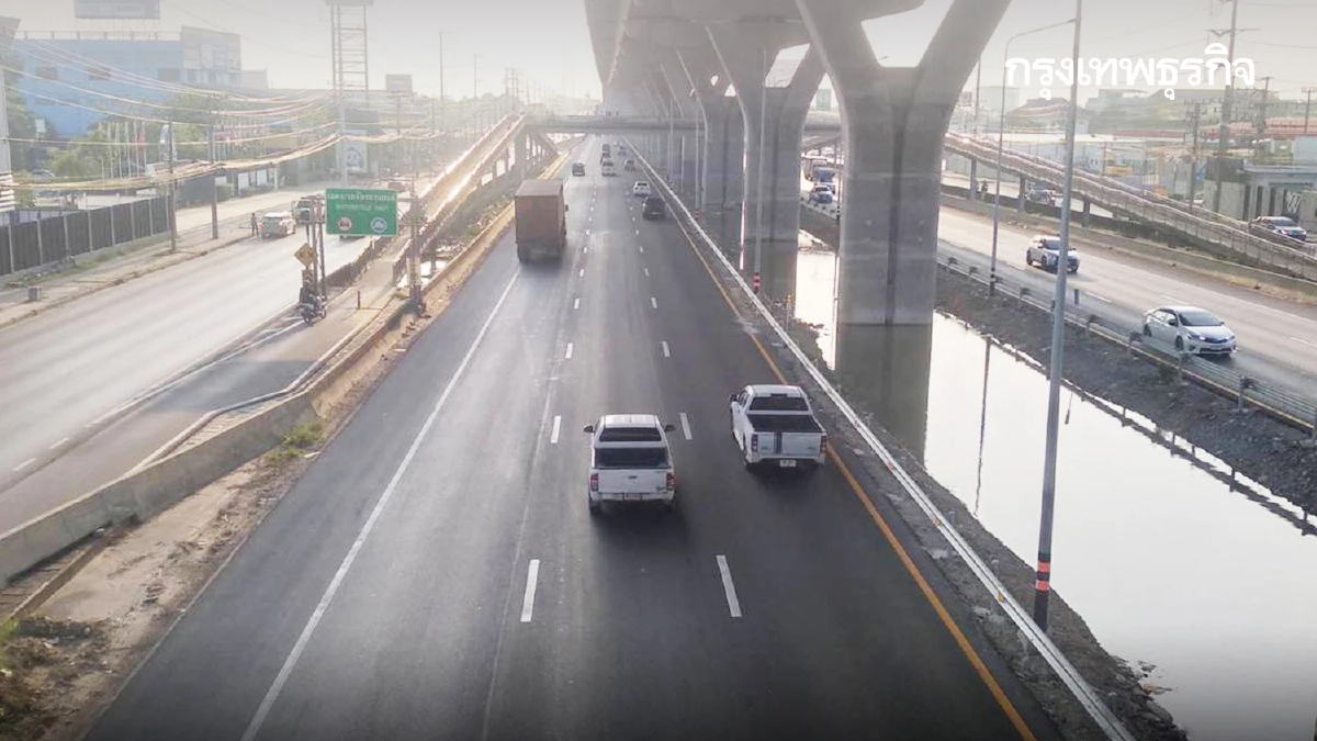 ถนนพระราม 2 หยุดสร้างแล้ว ให้ประชาชนเดินทาง ปลอดภัย ช่วงสงกรานต์