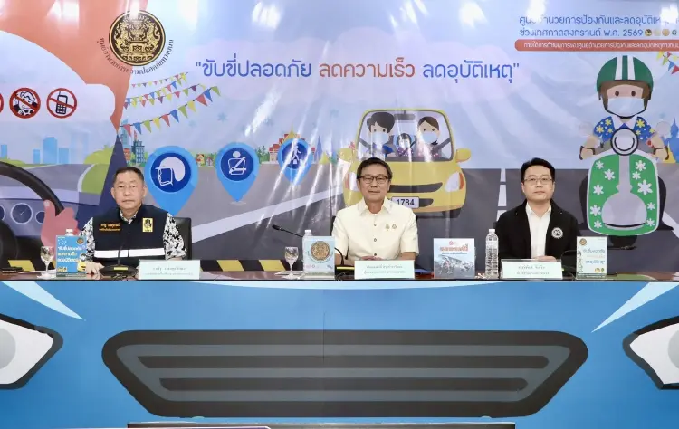 7วันอันตราย วันที่3 เสียชีวิต 95 ราย ขับรถเร็ว-ดื่มแอลกอฮอล์