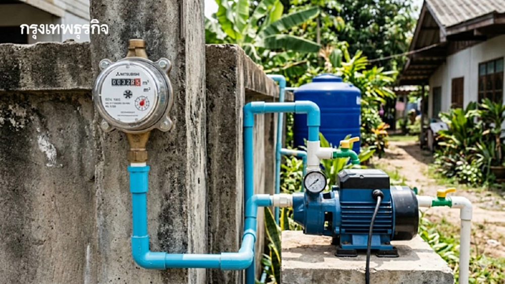 สรุป 4 มาตรการ กปภ. ช่วยประชาชน ลดค่าติดตั้งมิเตอร์-ขยายเวลาตัดน้ำ