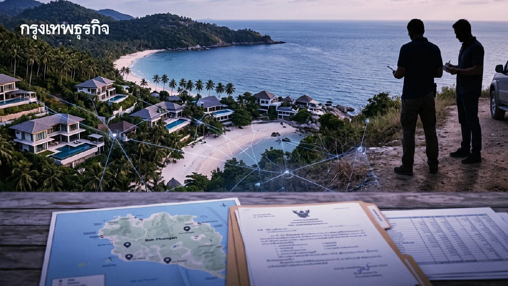 แกะรอยต่างชาติฮุบ 'เกาะพะงัน' เส้นเงิน ‘นอมินี’ ถือหุ้น 80 บริษัท