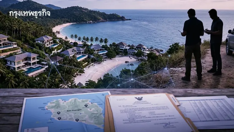 แกะรอยต่างชาติฮุบ 'เกาะพะงัน' เส้นเงิน ‘นอมินี’ ถือหุ้น 80 บริษัท