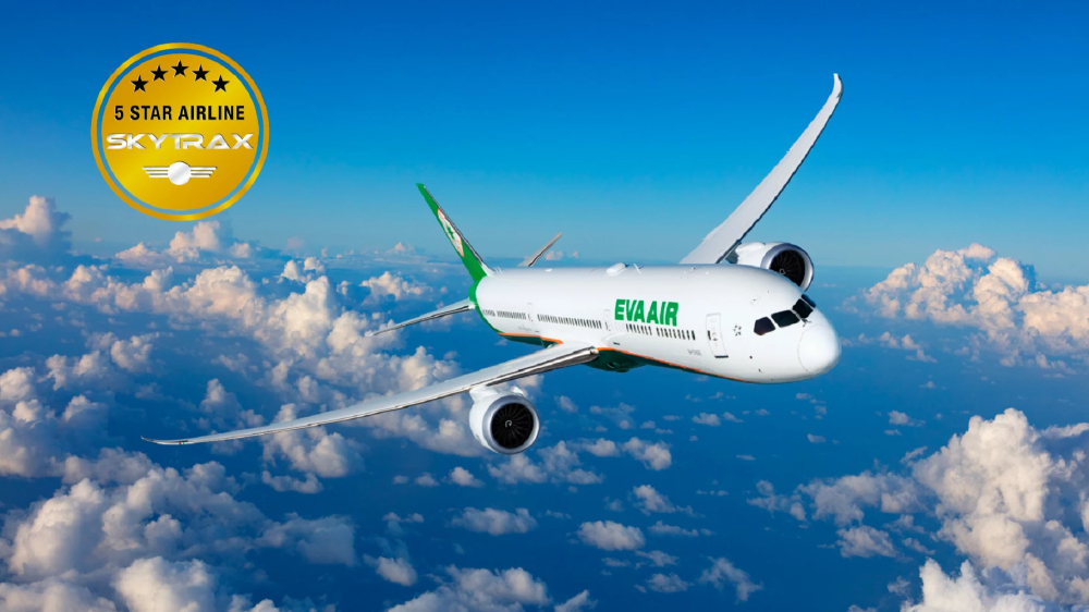 EVA Air ได้รับการรับรองมาตรฐานสายการบินระดับ 5 ดาว จาก SKYTRAX ต่อเนื่องเป็นปีที่ 11