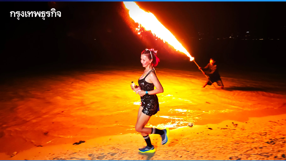 'สมุย' จัดเต็ม! วิ่งกลางคืนบนชายหาด 'Samui Neon Run 2026' กว่า 3,000 คน