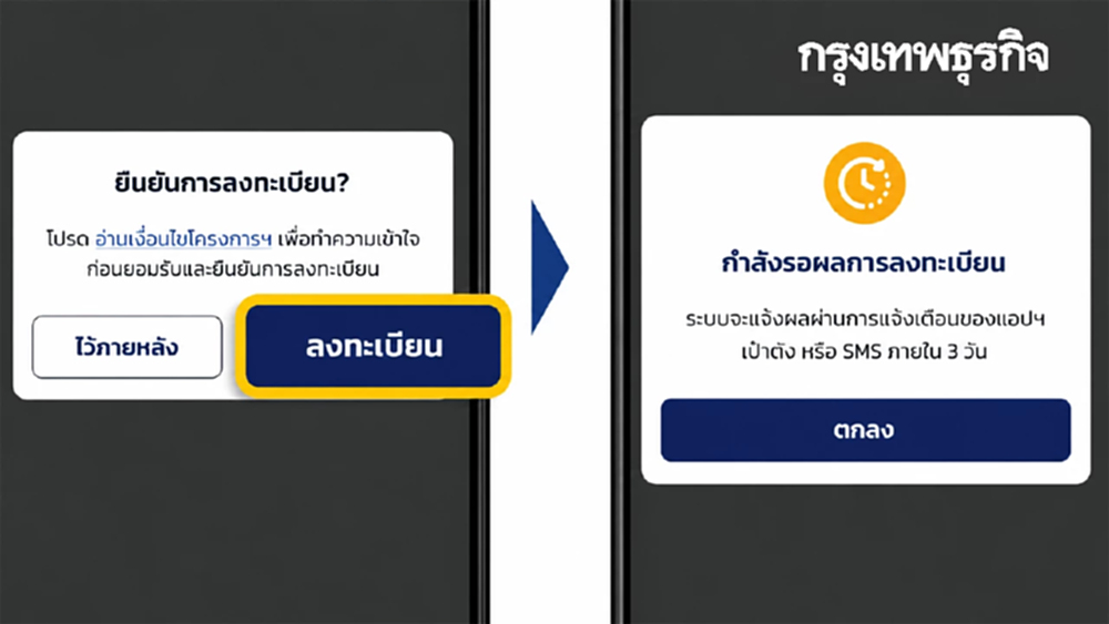 กำลังรอผลการลงทะเบียน 3 วัน คืออะไร ได้สิทธิ์ ‘ไทยช่วยไทยพลัส’ หรือยัง