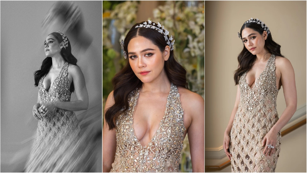 ลุคที่ 2 'ชมพู่ อารยา' พรมแดง Cannes 2026 พร้อมไฮจิวเวลรี่ Boucheron