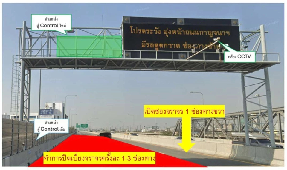 BEM แจ้งเบี่ยงการจราจรชั่วคราว ทางพิเศษประจิมรัถยา 25 – 26 พฤษภาคม 2569