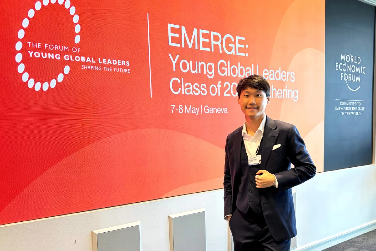 ท๊อป จิรายุส เดินทางประชุม Young Global Leaders Class of 2026