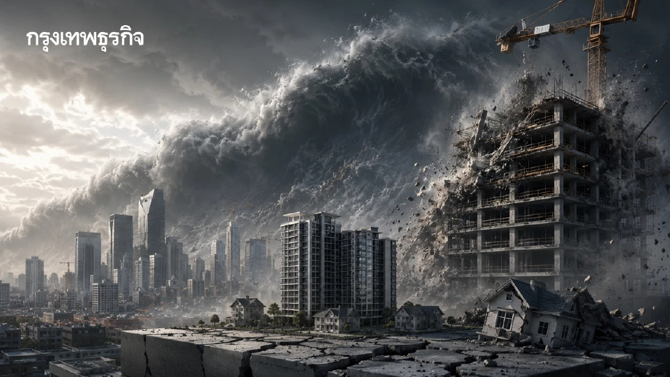 Slow Motion Tsunami  คลื่นเศรษฐกิจลูกใหม่ซัดอสังหาฯไทย