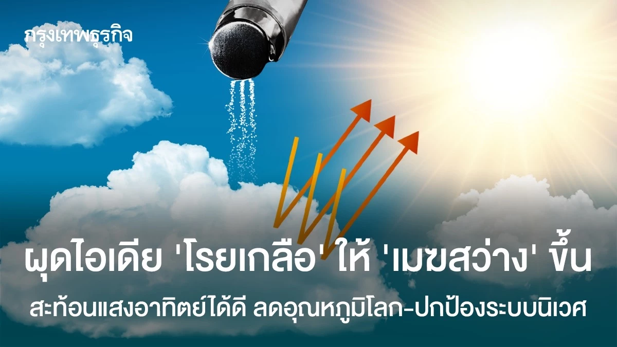 Brightening Clouds With Salt to Reflect Sunlight and Cool the Earth