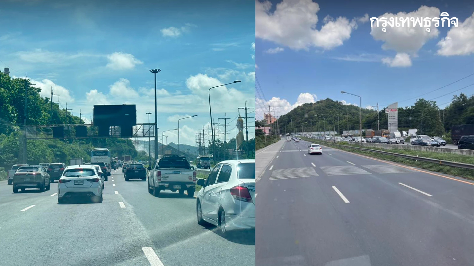 สภาพจราจรล่าสุด ถนนมิตรภาพ-M6 รถมาก เคลื่อนตัวได้ ช่วงวันหยุดยาว