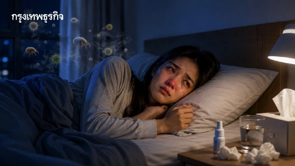 ภูมิแพ้ทำให้นอนไม่หลับ? 6 วิธีดูแลการนอนจากผู้เชี่ยวชาญ