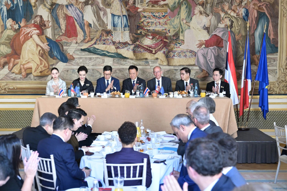 “ศุภจี” ร่วมทีมไทยแลนด์ถกสมาคมนายจ้างฝรั่งเศส ชูไทย–ฝรั่งเศสหุ้นส่วนยุทธศาสตร์ 170 ปี