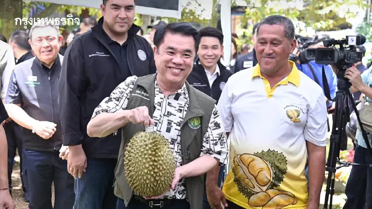 'สุริยะ' จัดทัพทุเรียนไทย ชูคุณภาพ 4 ไม่ มุ่งเป้า 1.5 แสนล้าน