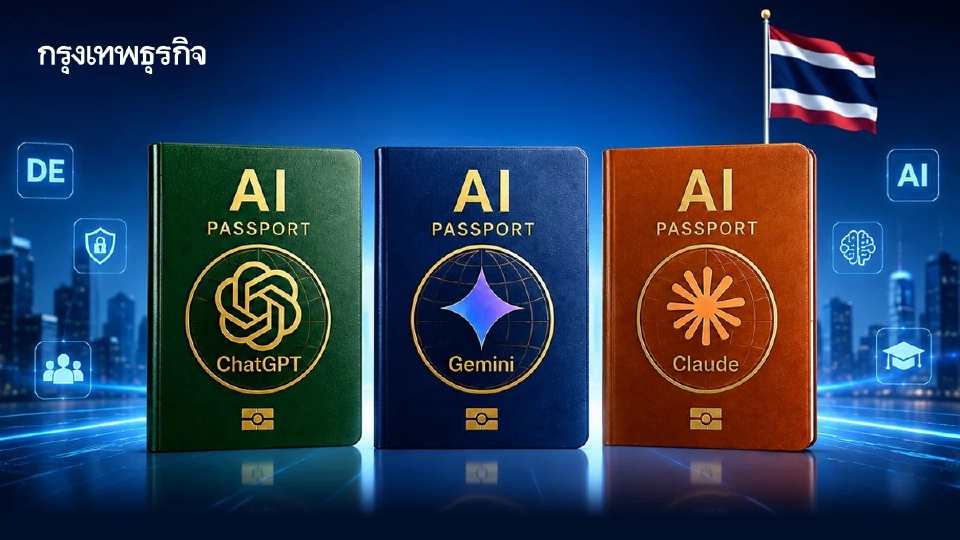 'ดีอี' จ่อเปิดตัว AI Passport เปิดลงทะเบียนมิ.ย.นี้ เคาะ 5 ล้านสิทธิ์ หนุนคนไทยใช้ AI ตัวดังฟรี