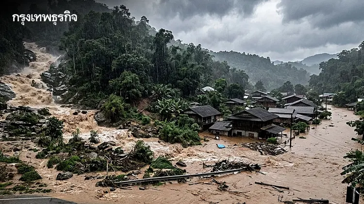 เช็กด่วน เตือน 29 จว. 'เหนือ-อีสาน-ใต้' ฝนตกหนัก เสี่ยงน้ำท่วม น้ำป่าไหลหลาก 8-10 พ.ค.