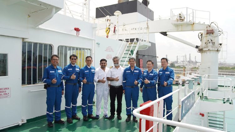 เรือขนส่งวัตถุดิบลำแรกของ SCGC เดินทางถึงไทยด้วยความปลอดภัย