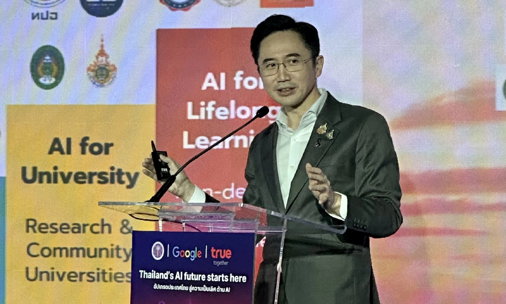 ยศชนันหนุน AI for All Thais ปั้นกำลังคนดิจิทัล ชี้ไทยขาดบุคลากรเอไอกว่า 8 หมื่นคน