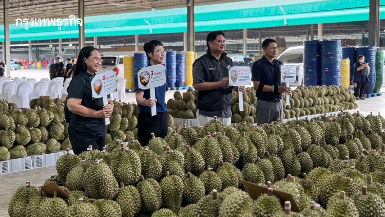 กรมวิชาการเกษตรลุยตรวจล้งทุเรียนด้อยคุณภาพ มั่นใจมาตรฐานส่งออกจีน