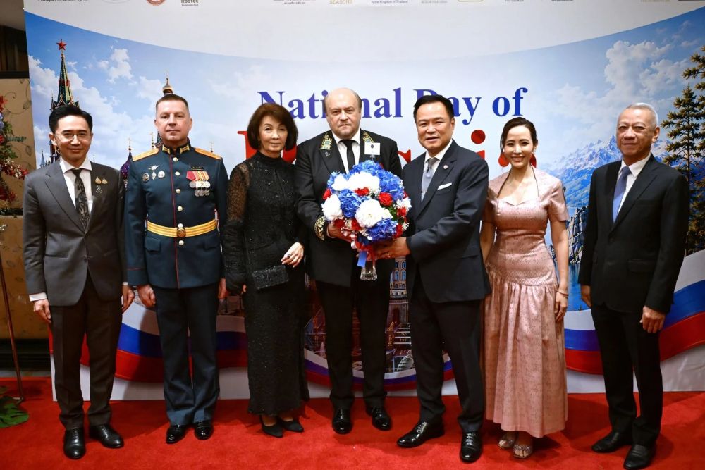 ทูตรัสเซียแถลงวันชาติย้ำความจริงโลกมีหลายขั้วอำนาจ อนุทินเตรียมพบปูติน