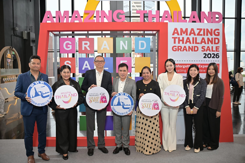 เปิดฉาก ‘Amazing Thailand Grand Sale 2026’  ททท. ชูศักยภาพ ‘แบรนด์ไทย’ ดึงทัวริสต์ขาช้อป