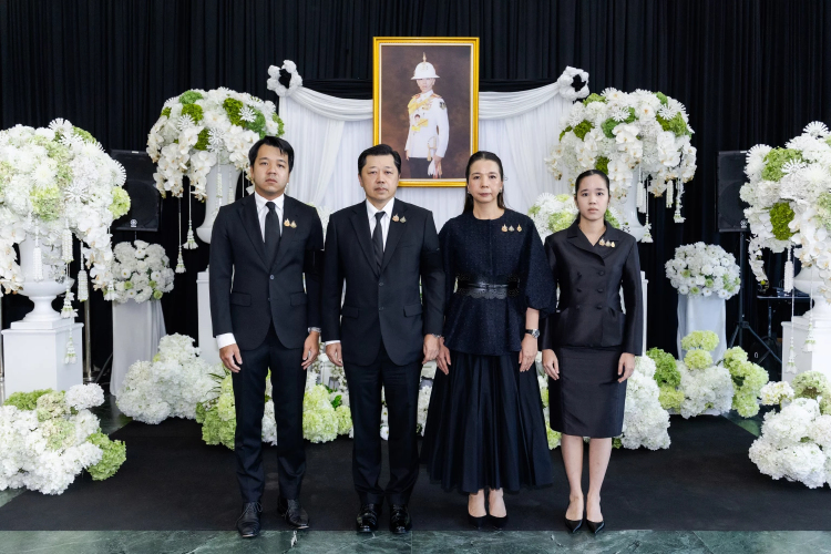 ศุภชัย เจียรวนนท์ นำครอบครัวจัดพิธีน้อมแสดงความอาลัย สมเด็จพระเจ้าลูกเธอ เจ้าฟ้าพัชรกิติยาภาฯ