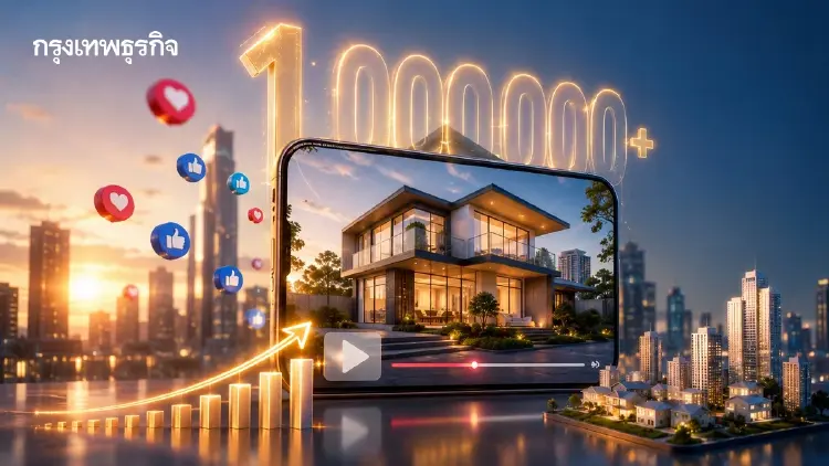 ยอดวิวล้านไม่ใช่เรื่องบังเอิญ ถอด5สูตรคอนเทนต์อสังหาฯชนะใจคนยุคAI