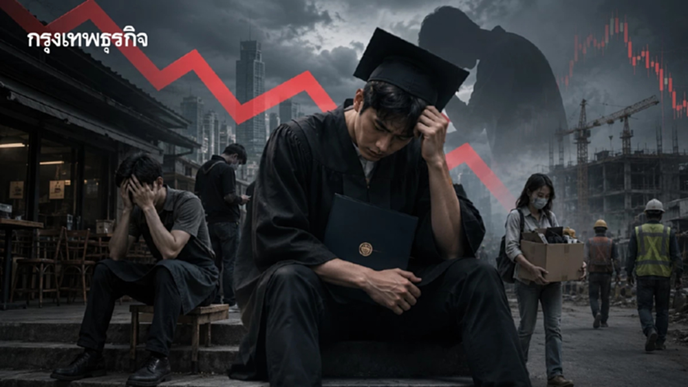 วิกฤติตลาดแรงงานไทย ‘เรียนไม่ตรงสาย – 4 กลุ่มอาชีพเสี่ยง ไม่รอด’