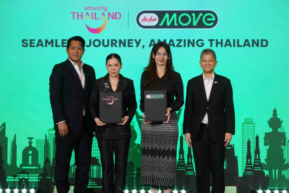 AirAsia MOVE ผนึก ททท. ผสานข้อมูลเชิงลึก ขับเคลื่อน Platform Economy ท่องเที่ยวไทย