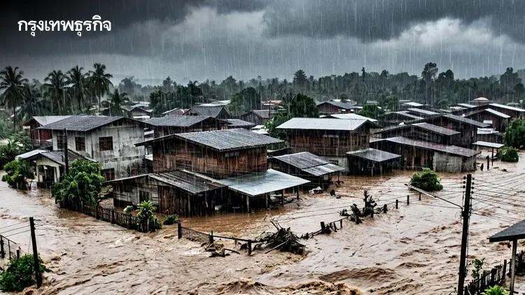 เจอมรสุม เตือนทั่วไทย ฝนตกหนัก เหนือ-อีสาน ระวังน้ำท่วม น้ำป่า กทม. รับมือวันนี้ ฝน 70%