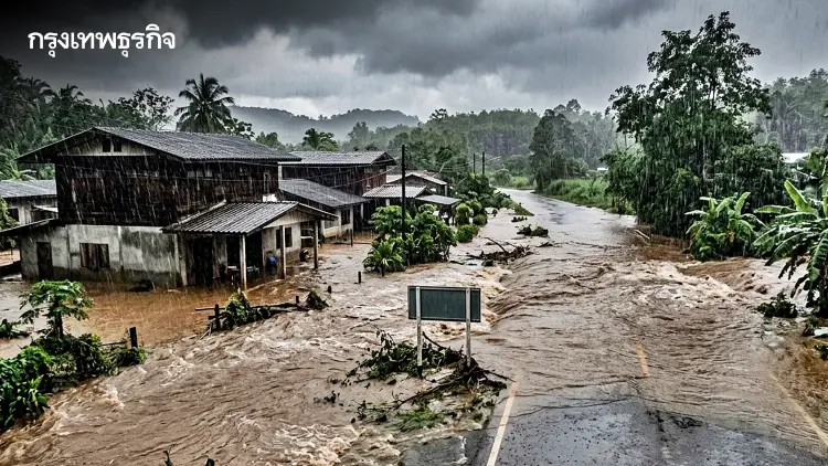 ประกาศ ฉ.9 ฝนถล่มทั่วไทย เตือน 46 จว. ฝนตกหนัก เสี่ยงน้ำท่วม 30 มิ.ย. - 3 ก.ค. กทม. ตก 70%