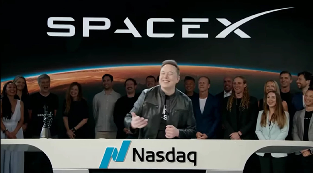 เริ่มซื้อขายหุ้น SpaceX วันแรกในแนสแด็ก เปิดเทรดราคา 150 ดอลลาร์ สูงกว่า IPO 11%