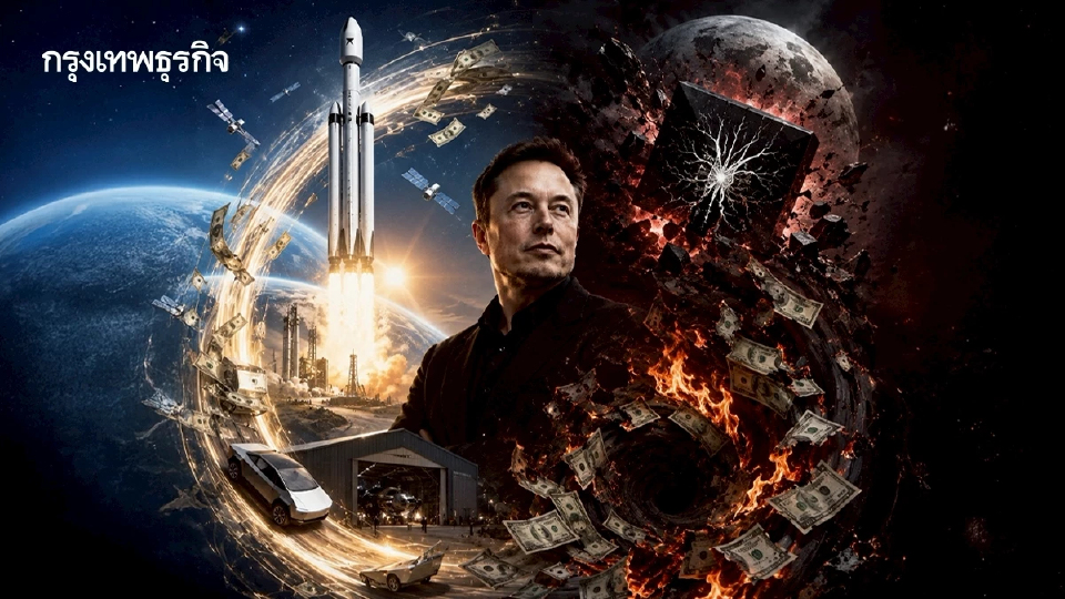 ผ่า ‘เงินหมุนวน’ จักรวาลมัสก์ ปั่นมูลค่า SpaceX เกินจริง?