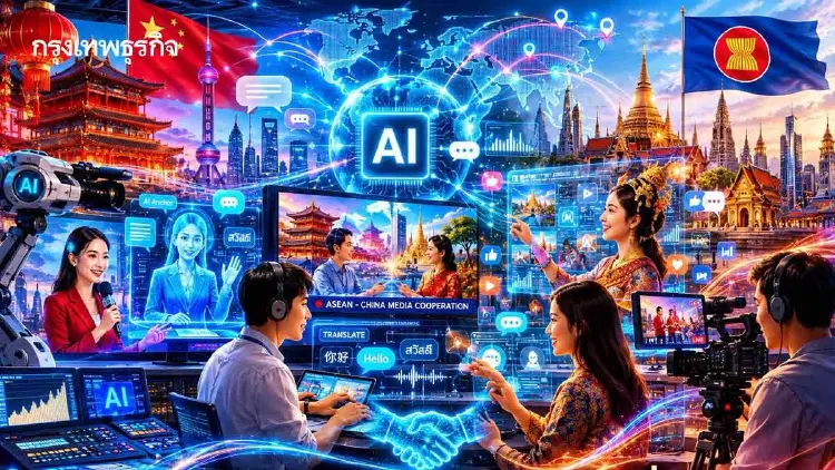 ‘อาเซียน-จีน’ ดัน AI ‘พลิกโฉมสื่อ’ เชื่อมความเข้าใจระหว่างประชาชน
