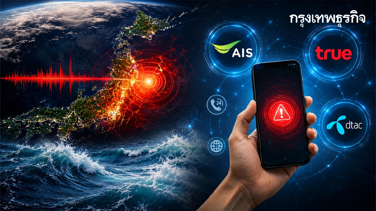 แผ่นดินไหวญี่ปุ่น ขนาด 6.9 ค่ายมือถือ AIS - True - Dtac เปิดสายด่วนโทรฟรี