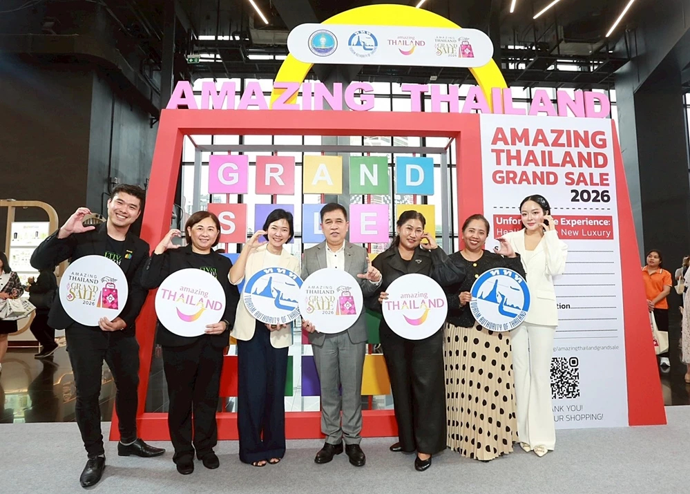 ททท. จุดพลุ ‘Amazing Thailand Grand Sale 2026’ ชูเสน่ห์แบรนด์ไทย มัดใจนักท่องเที่ยวคุณภาพ