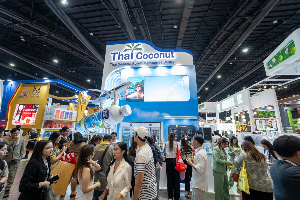 'ไทย โคโคนัท' ดันแบรนด์ไทยสู่ตลาดโลก THAIFEX ใบเบิกทางเครื่องดื่ม Hydaily - Thai Coco