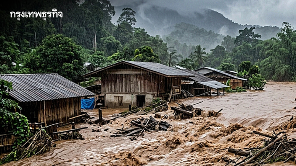 อุตุฯ เตือนฝนถล่มหนักทั่วไทย ระวังน้ำท่วม น้ำป่า ทะเลอันดามันคลื่นสูง 3 เมตร