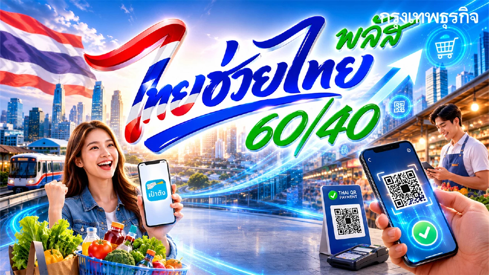ตัดเงินคืนรัฐ 1,000 บาท ไทยช่วยไทยพลัส 60/40 ดูวันเงินเข้ารอบใหม่